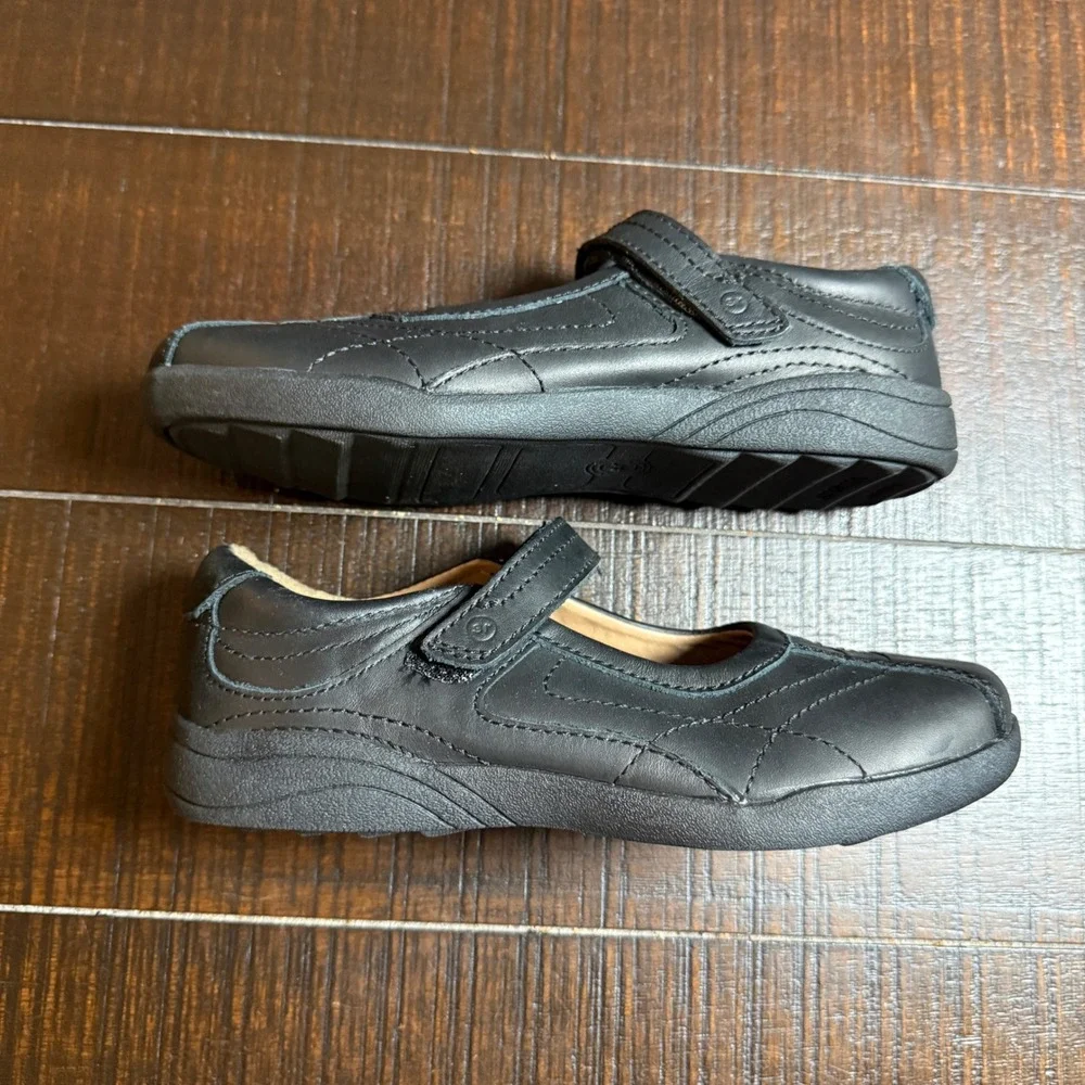 Stride Rite Claire Mary Jane Girls 13M Black Leather Uniform School Shoe NEW